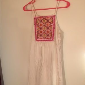 White Boho Francesca’s Collection Dress